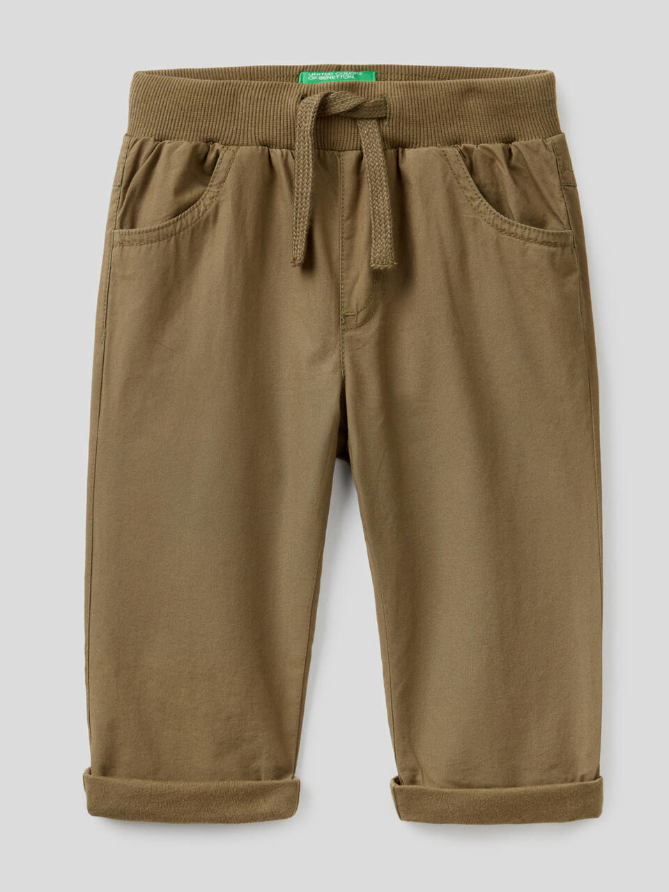 Pantalón con cordón de ajuste image number 1
