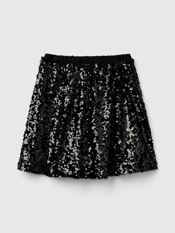 Minifalda con lentejuelas Niña