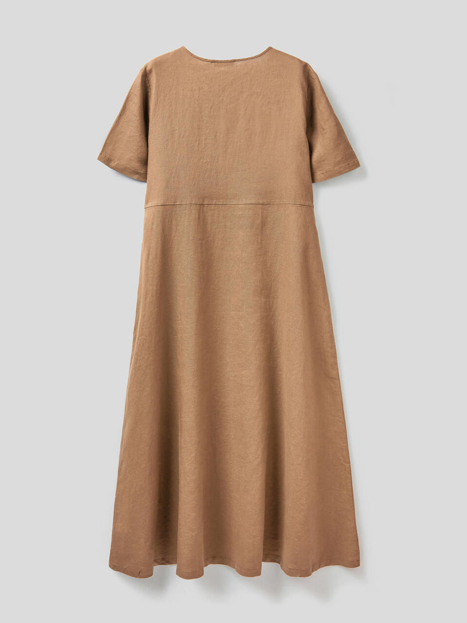 Vestido largo de 100% lino image number 2