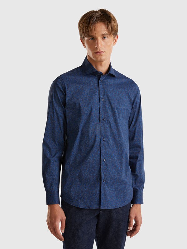 Camisa fantasía slim fit Hombre