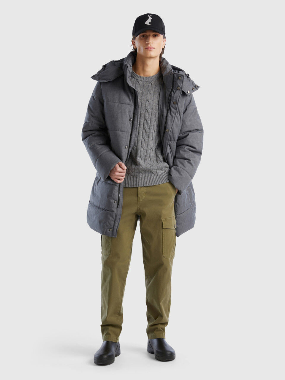 Plumiferos benetton hombre shop