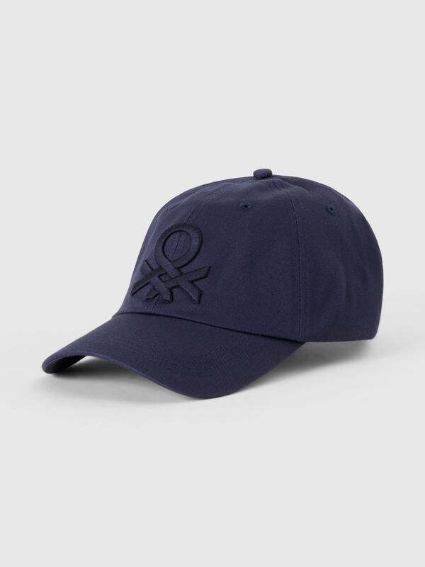 Gorra de béisbol azul oscuro con efecto lavado Hombre