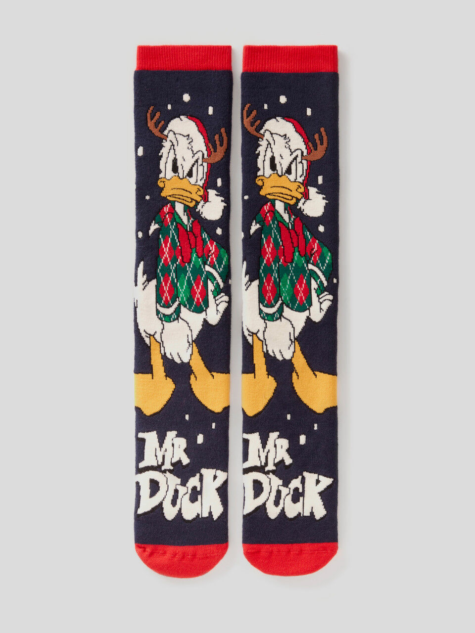 Calcetines navideños del Pato Donald