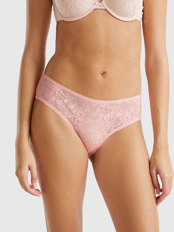 Braguita de encaje elástico Mujer