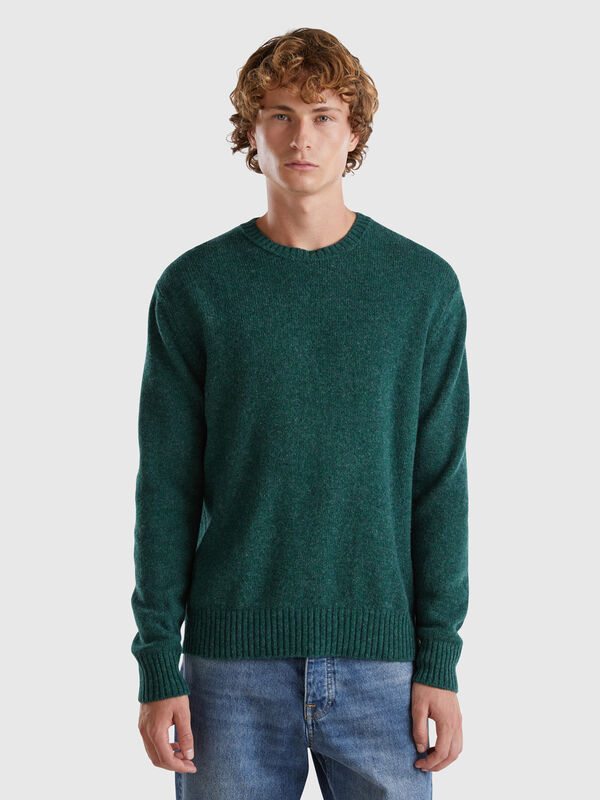 Jersey de lana Shetland Hombre