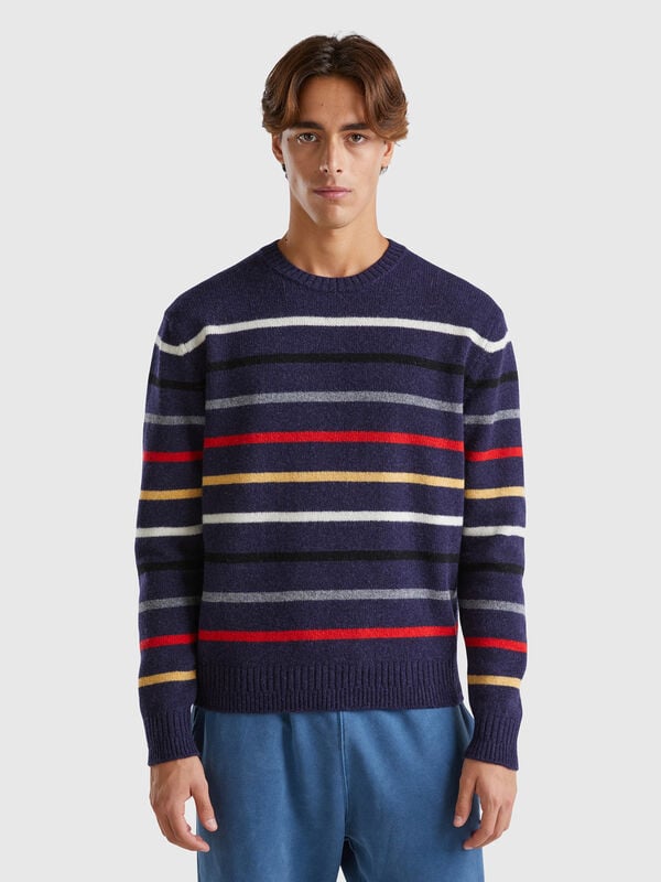 Jersey de pura lana Shetland Hombre