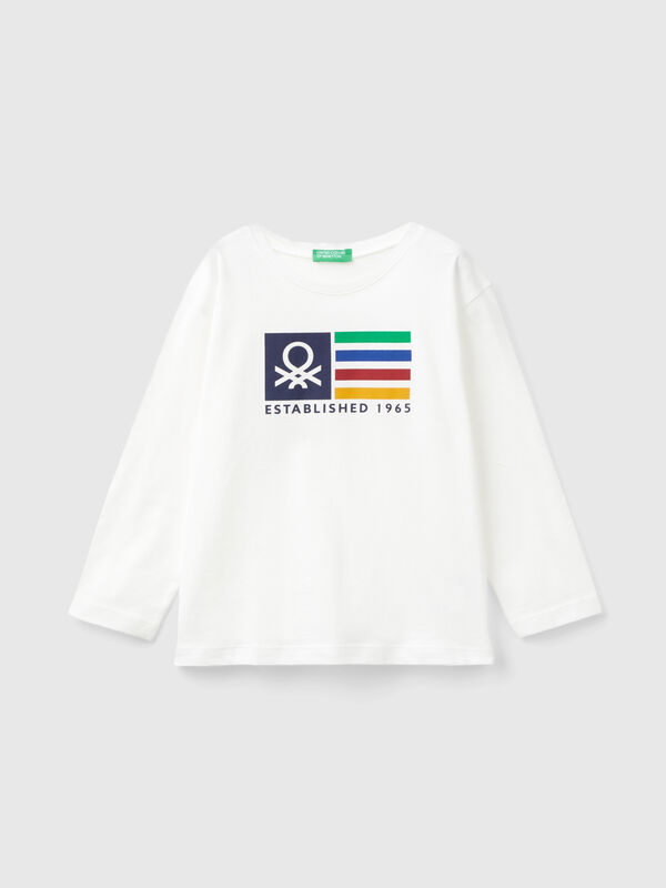 Camiseta de manga larga de algodón orgánico Niño