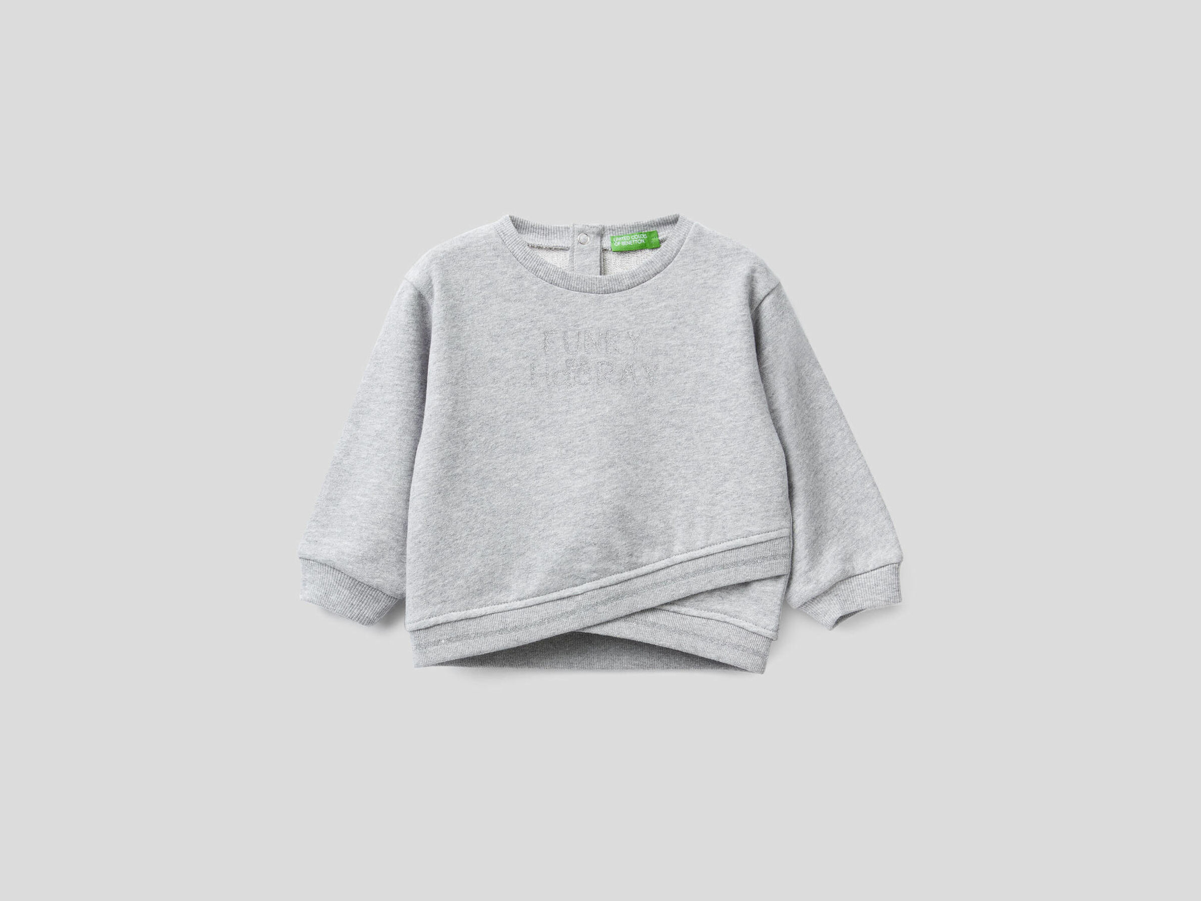 Sudadera con detalle cruzado image number null