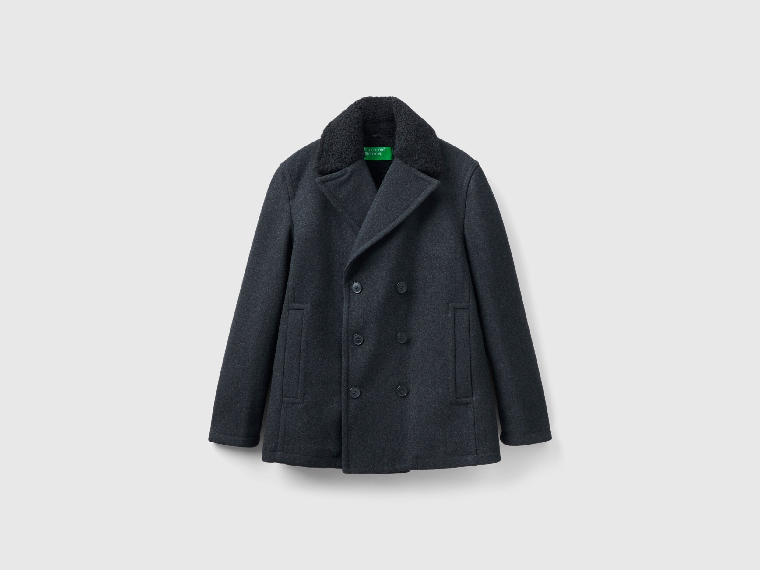 Abrigo cruzado corto hombre cheap