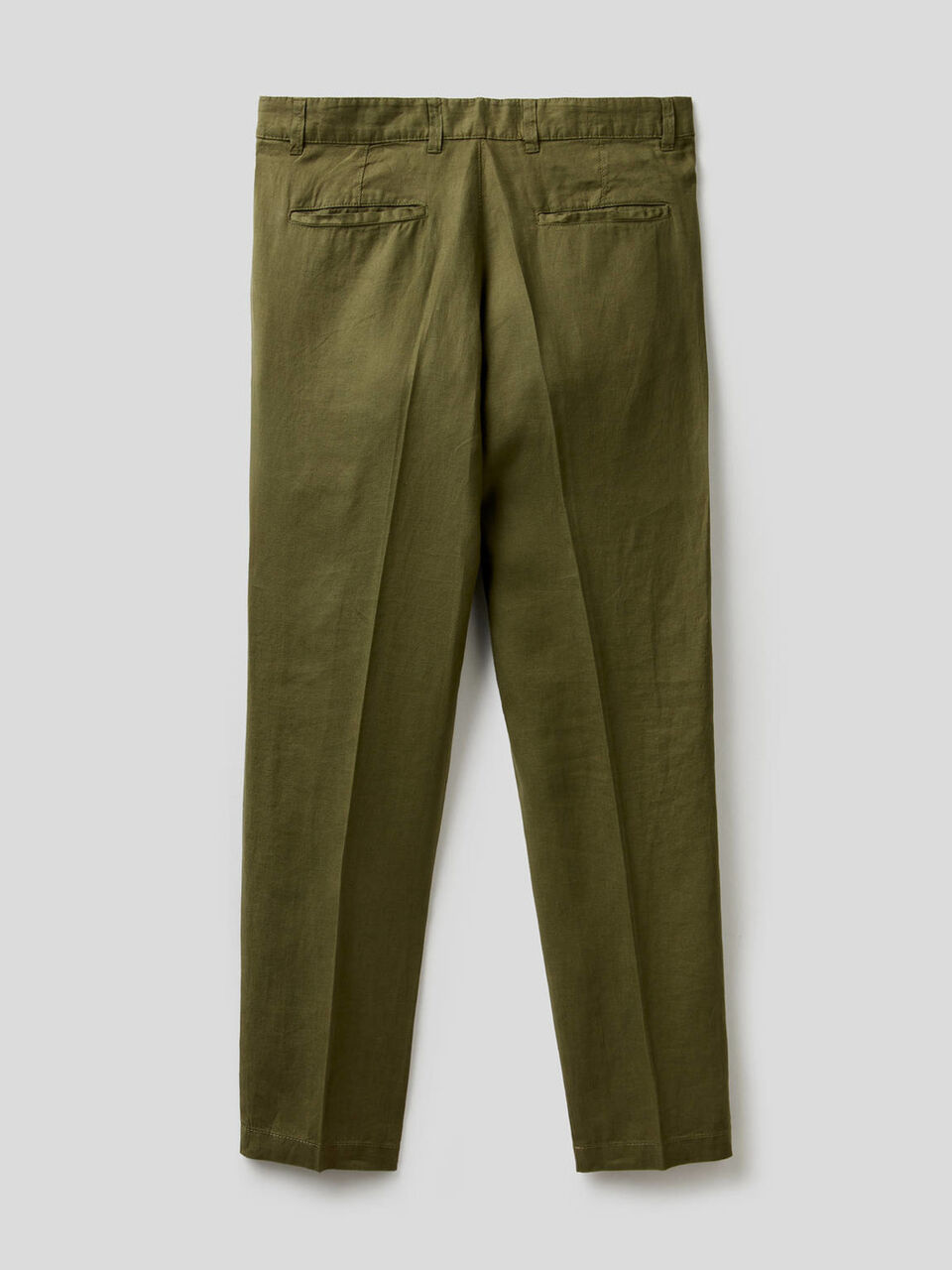 Pantalones chinos de puro lino image number 2