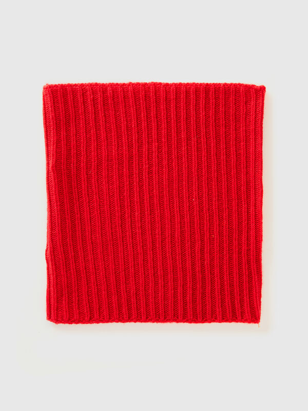 Cuello de lana mixta Mujer