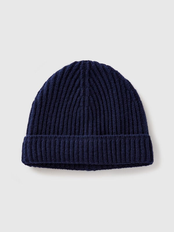 Gorro de pura lana virgen Hombre