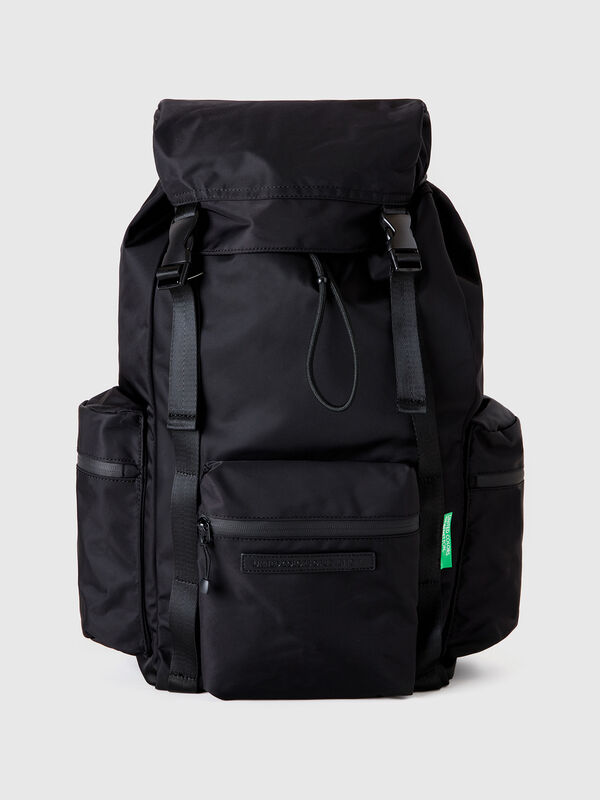 Mochila multibolsillos de nailon Hombre