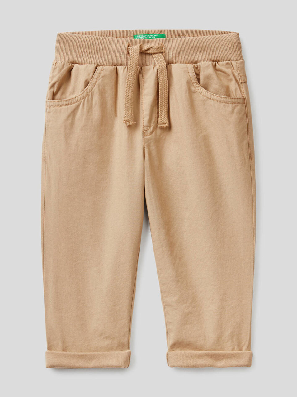 Pantalón con cordón de ajuste image number 1