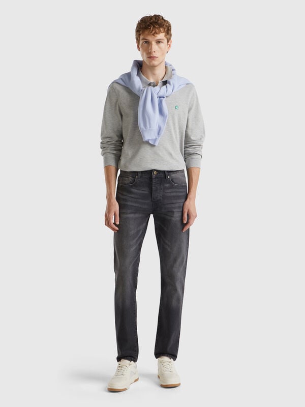 Vaqueros slim fit con cinco bolsillos Hombre