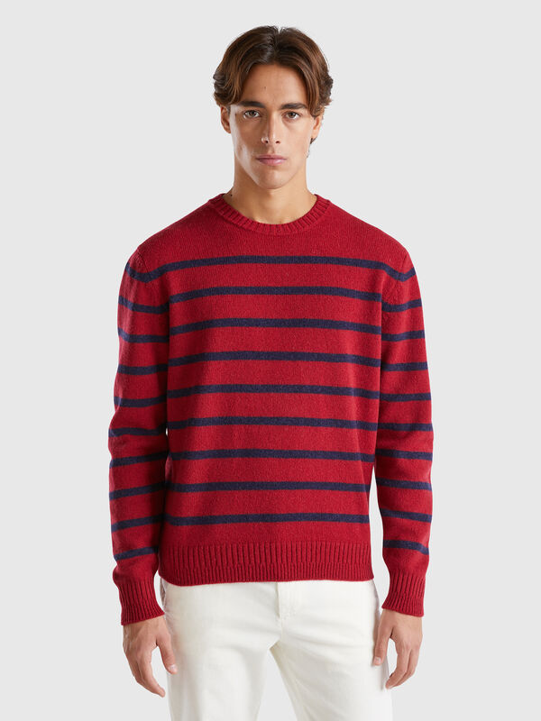 Jersey de pura lana Shetland Hombre