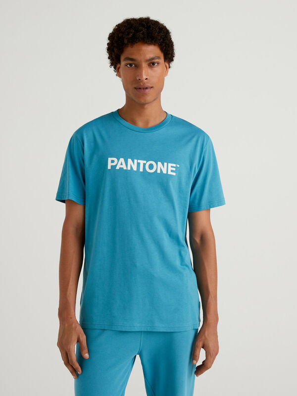 Camiseta azul BenettonxPantone™ Hombre