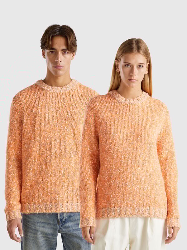 Jersey reversible de mohair mixto Hombre