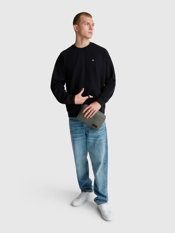 Sudadera con parche de logo Hombre