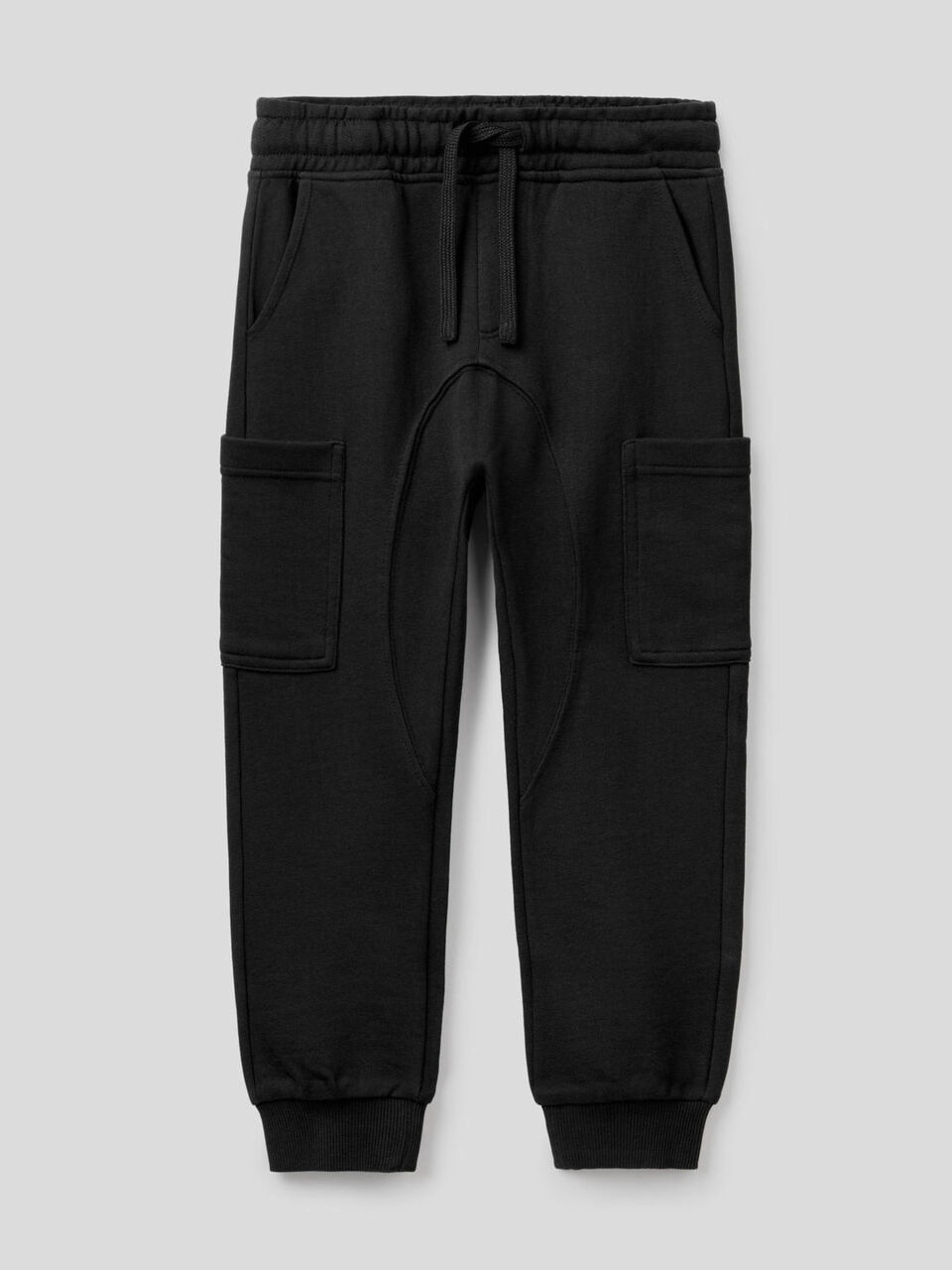 Pantalón cargo en felpa de 100 % algodón image number 1