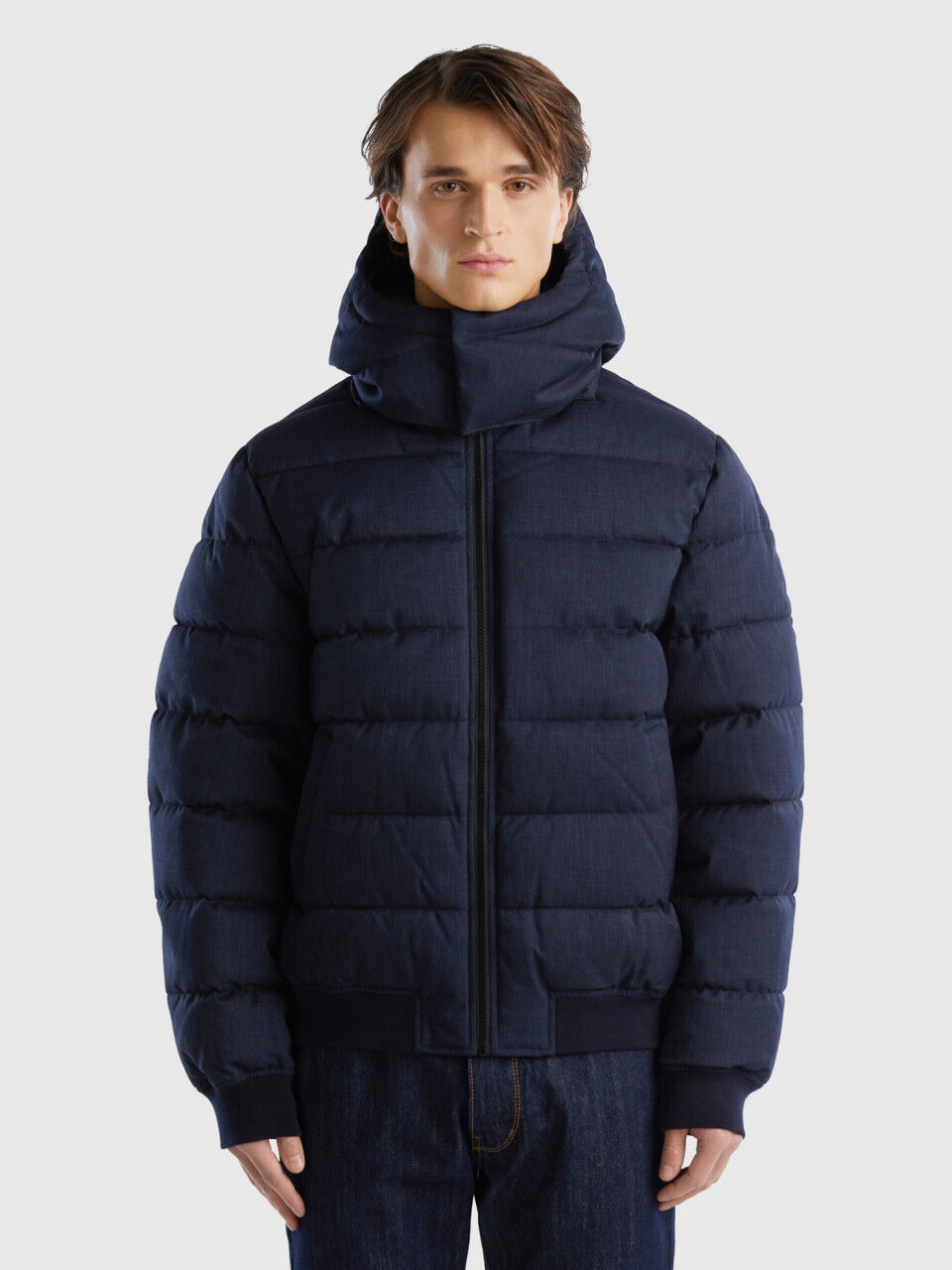 Plumiferos benetton hombre 2025