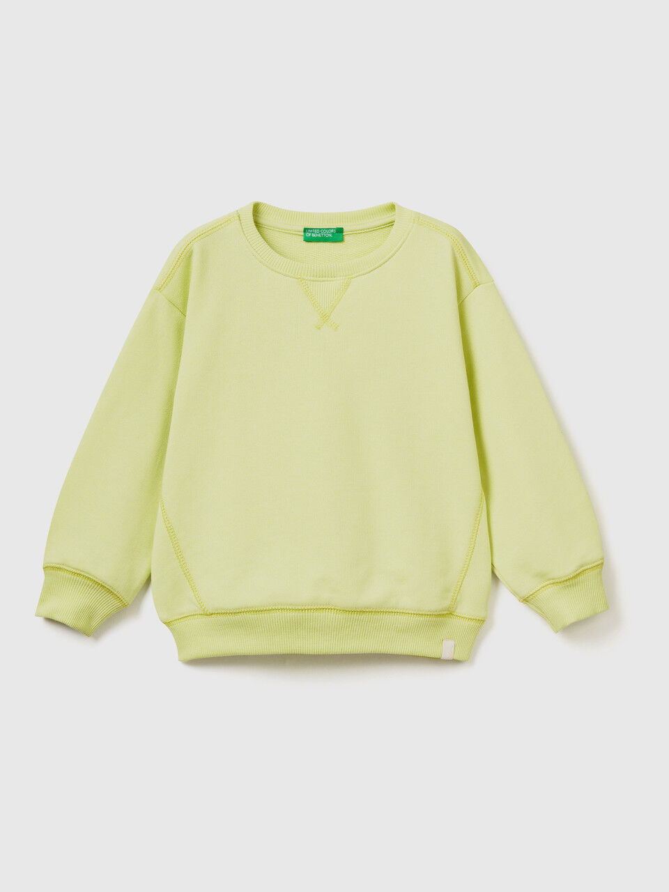 Sudadera de cuello redondo de tejido reciclado