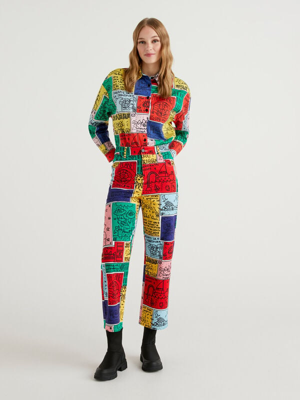 Pantalón de patchwork JCCxUCB Mujer