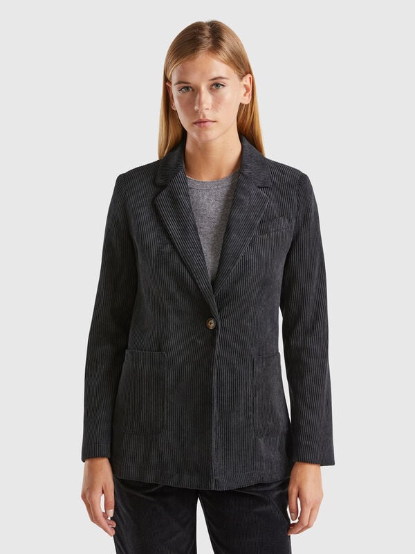 Blazer de pana fina Mujer