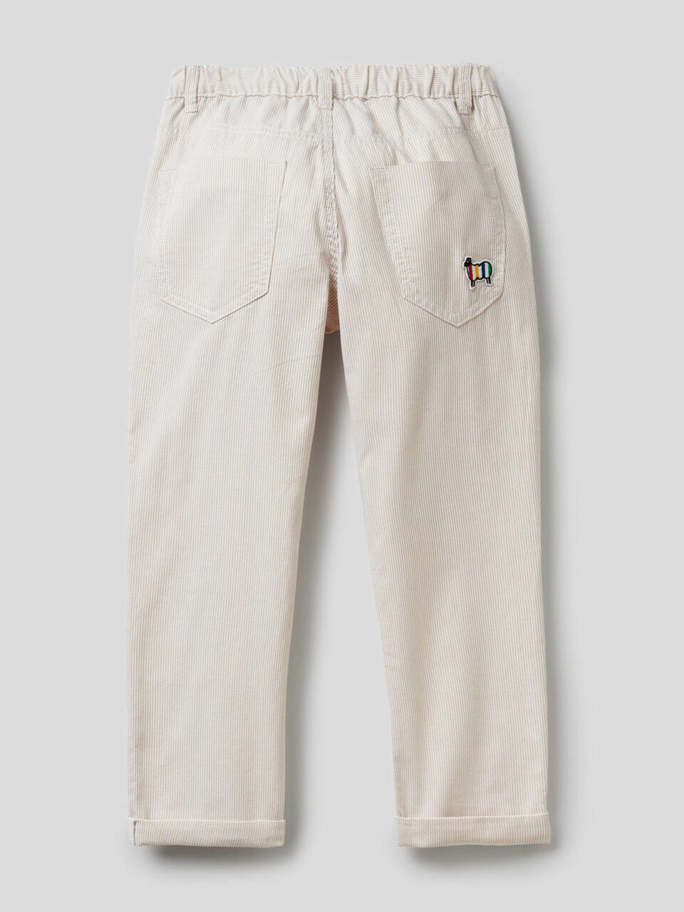 Pantalón de rayas de 100% algodón image number 2