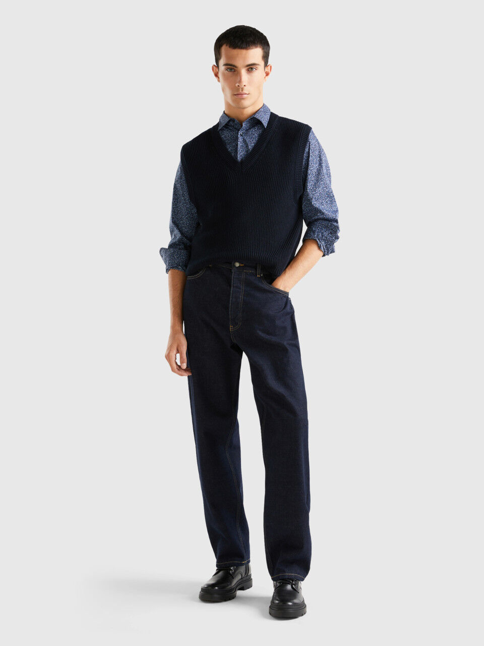 Vaqueros benetton hombre cheap
