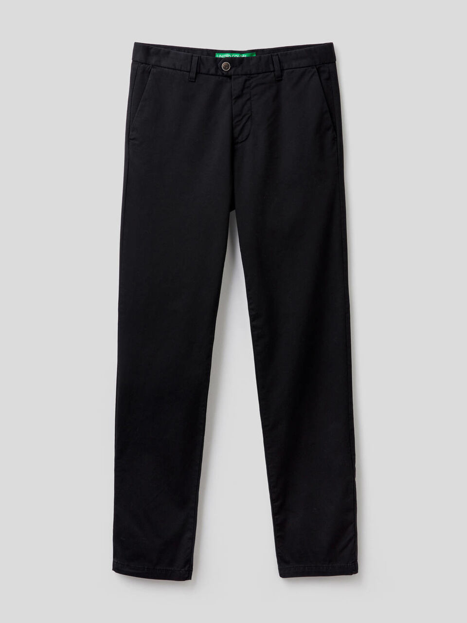 Pantalones chinos ceñidos de algodón image number 1