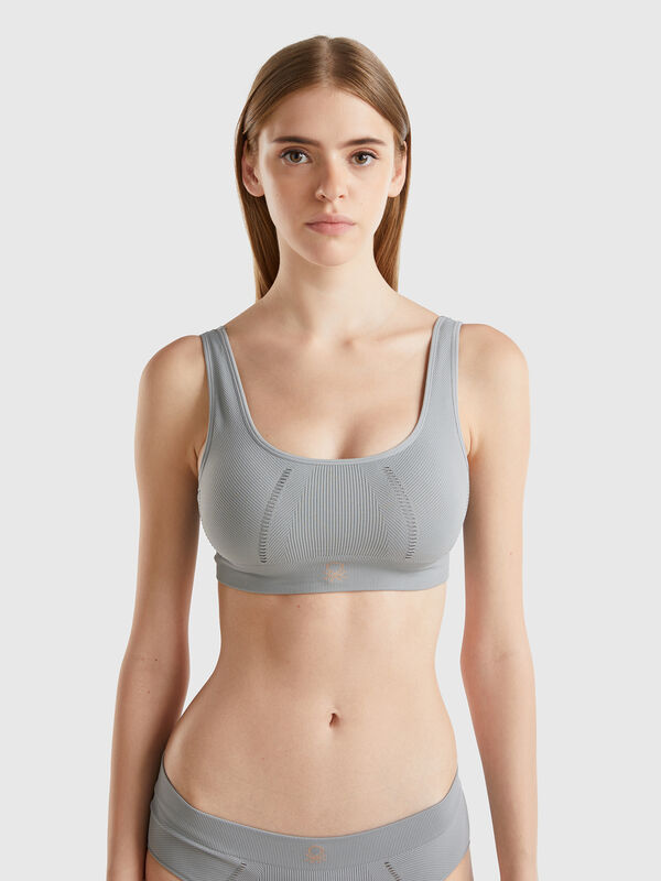 Sujetador brassiere de nailon mixto reciclado Mujer