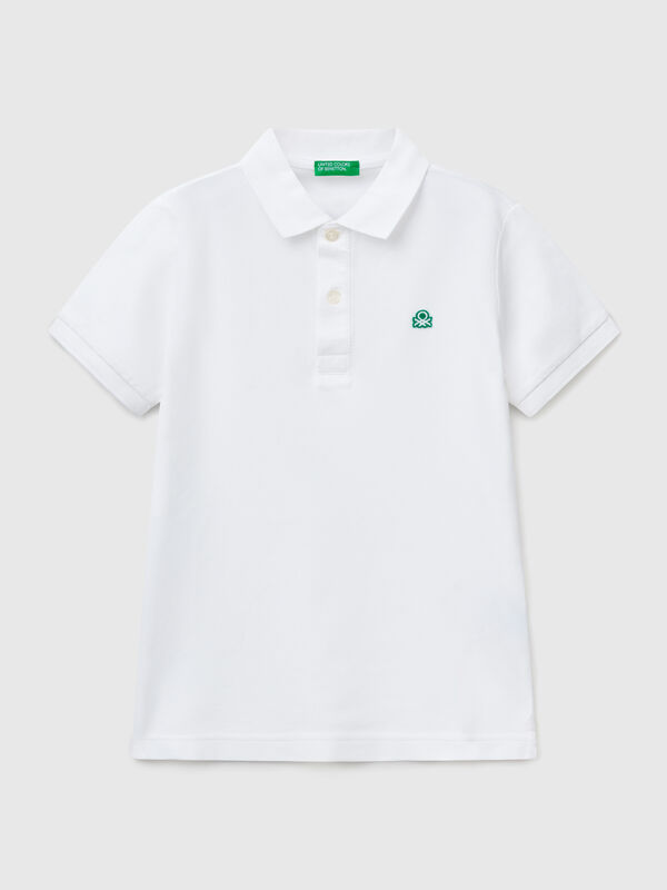 Polo slim fit de algodón puro Niño