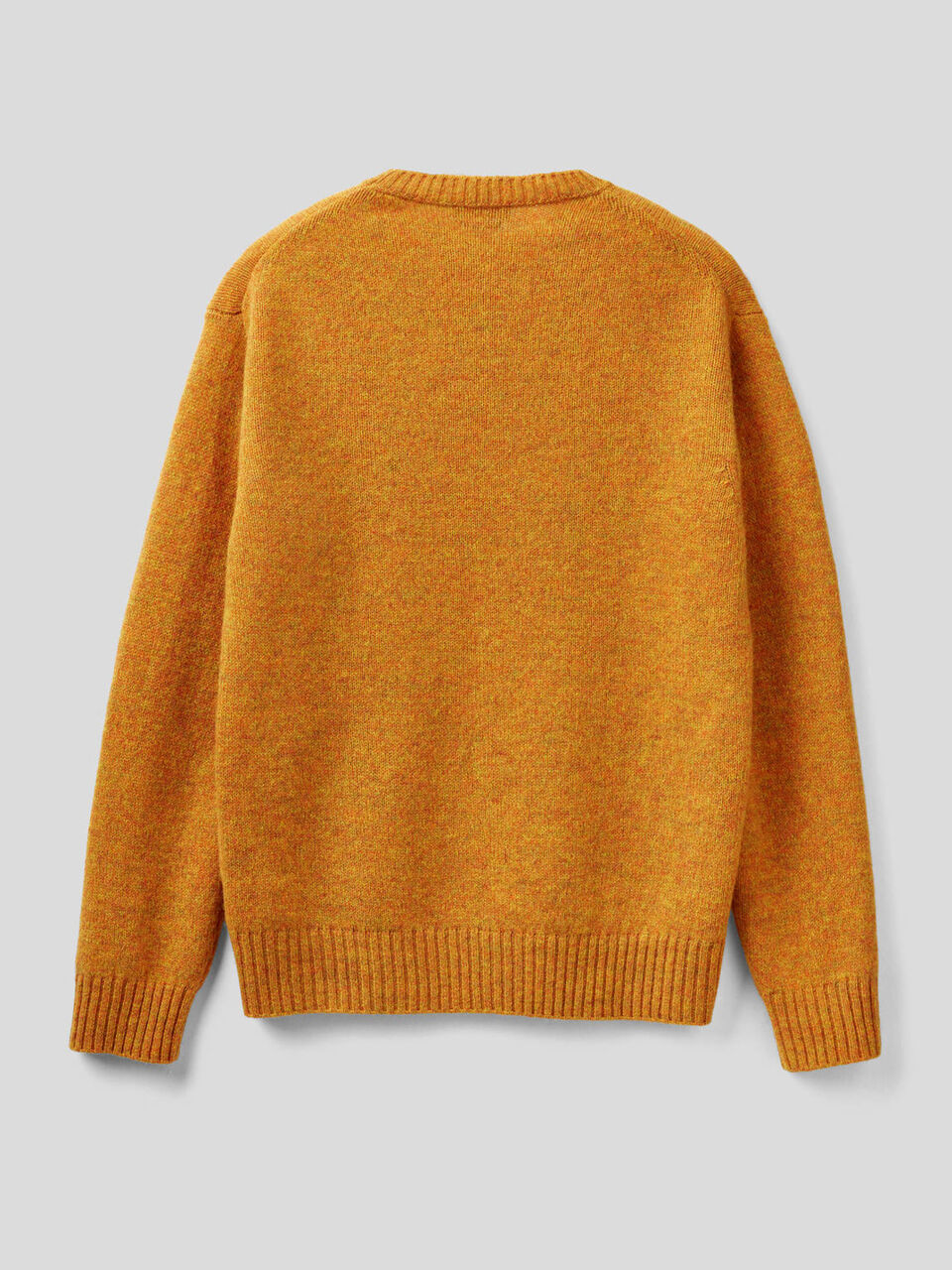 Jersey de cuello redondo de pura lana Shetland image number 2