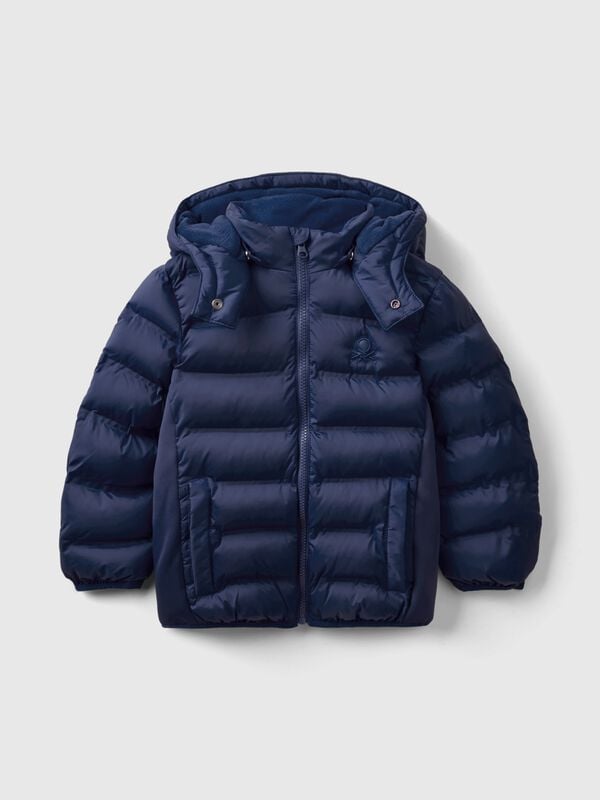 Cazadora con detalles de neopreno Niño