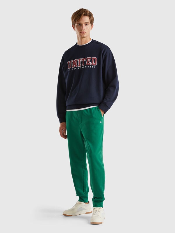 Joggers de felpa de 100 % algodón Hombre