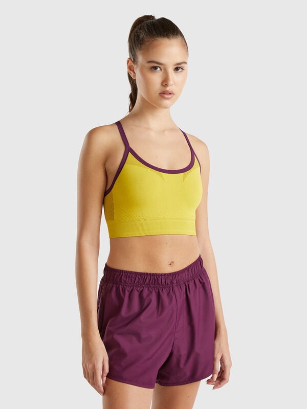 Top bra deportivo sin costuras Mujer