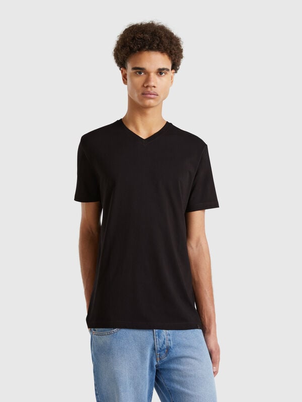 Camiseta de algodón de fibra larga Hombre
