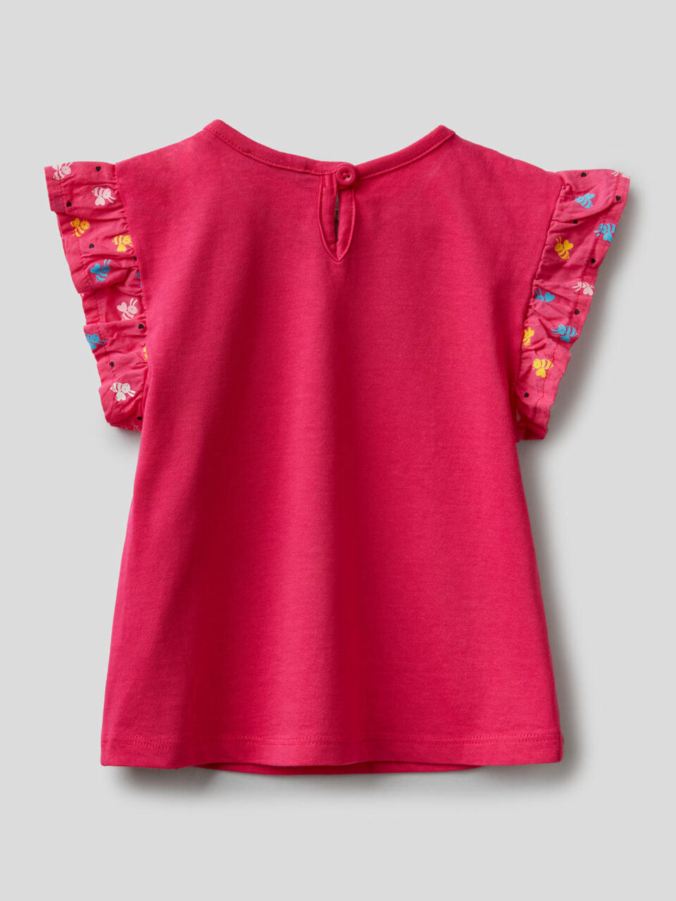 Camiseta con volantes en las mangas image number 2