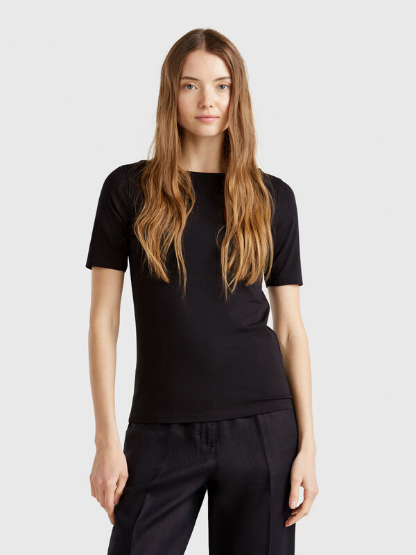 Camiseta reversible ajustada Mujer
