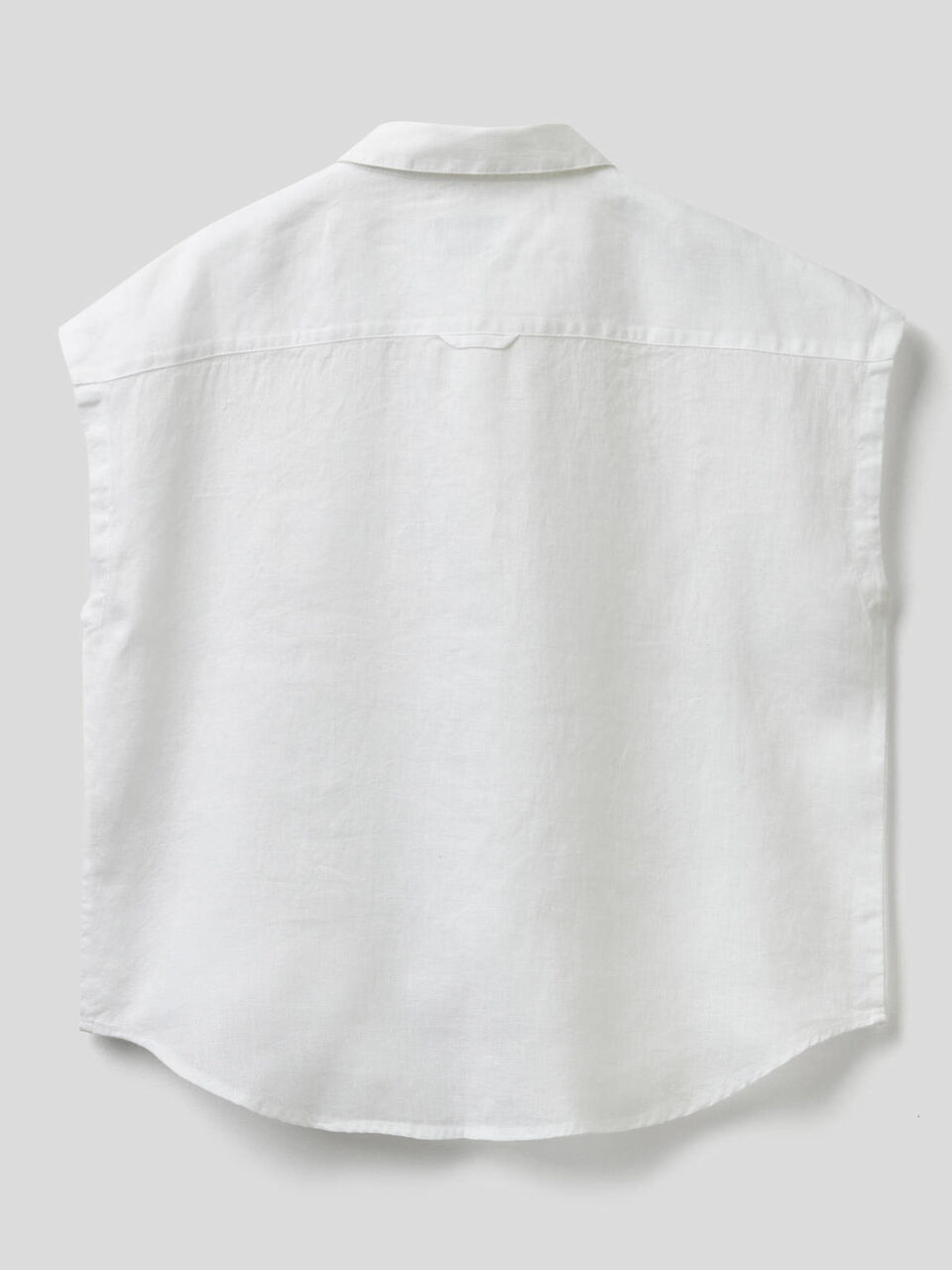 Camisón de 100% lino de manga corta image number 2