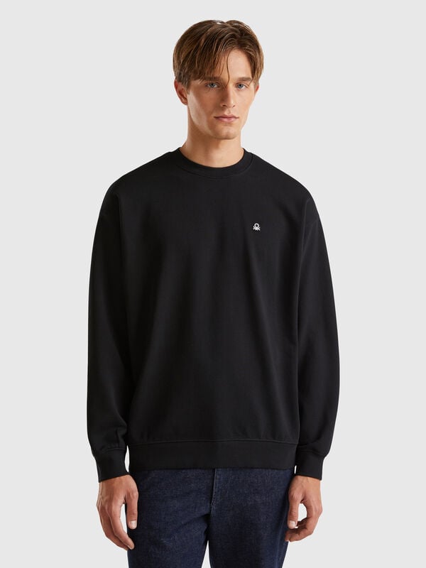 Sudadera con parche del logo Hombre