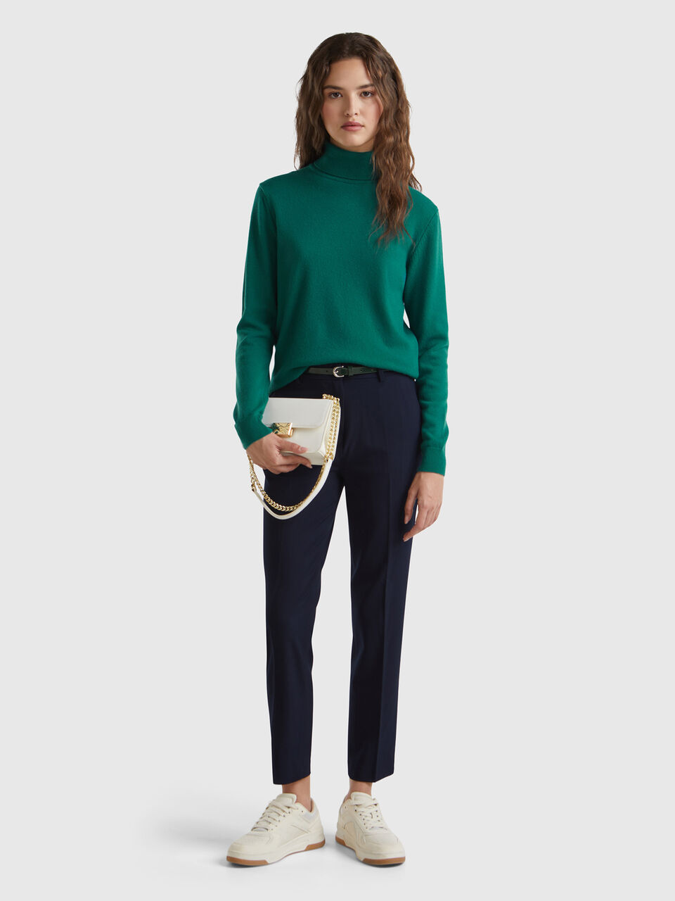 TURTLE NECK SWEATER Mujer image number null