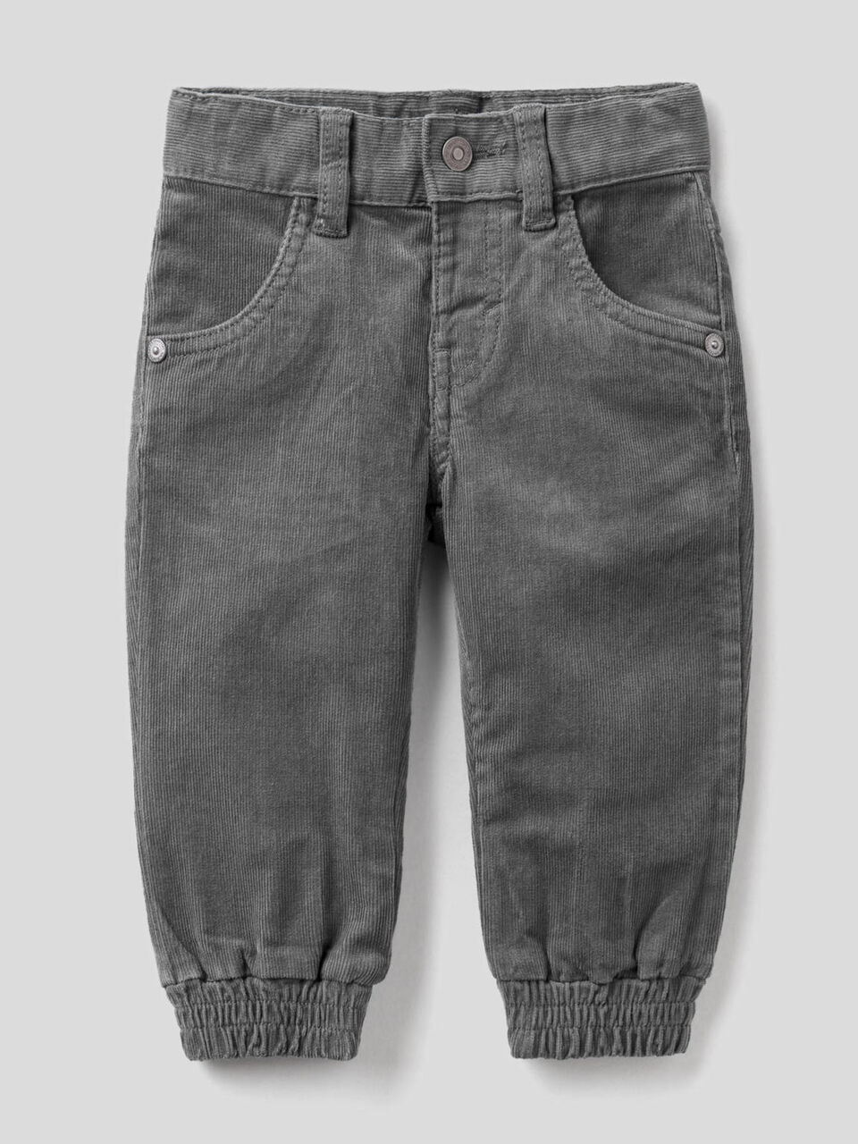 Pantalón de pana de algodón elástico image number 1