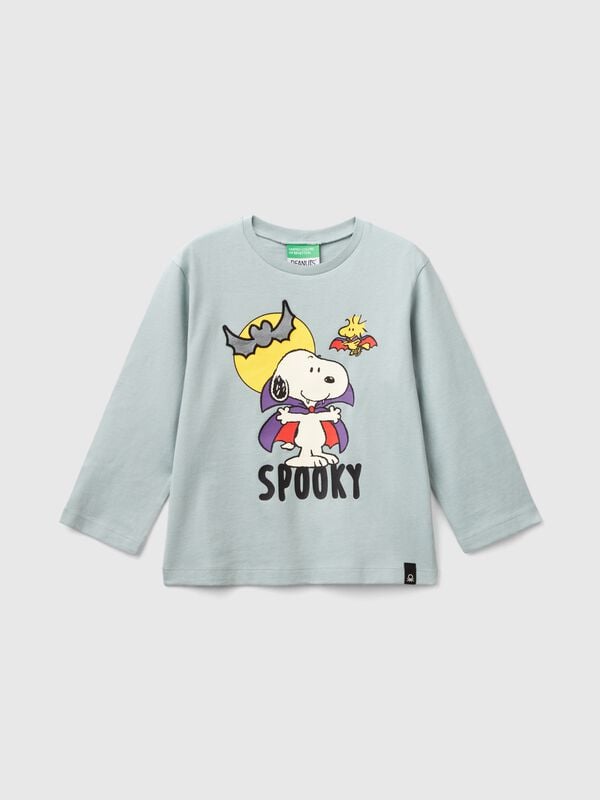 Camiseta de los ©Peanuts con estampado y bordado Niño