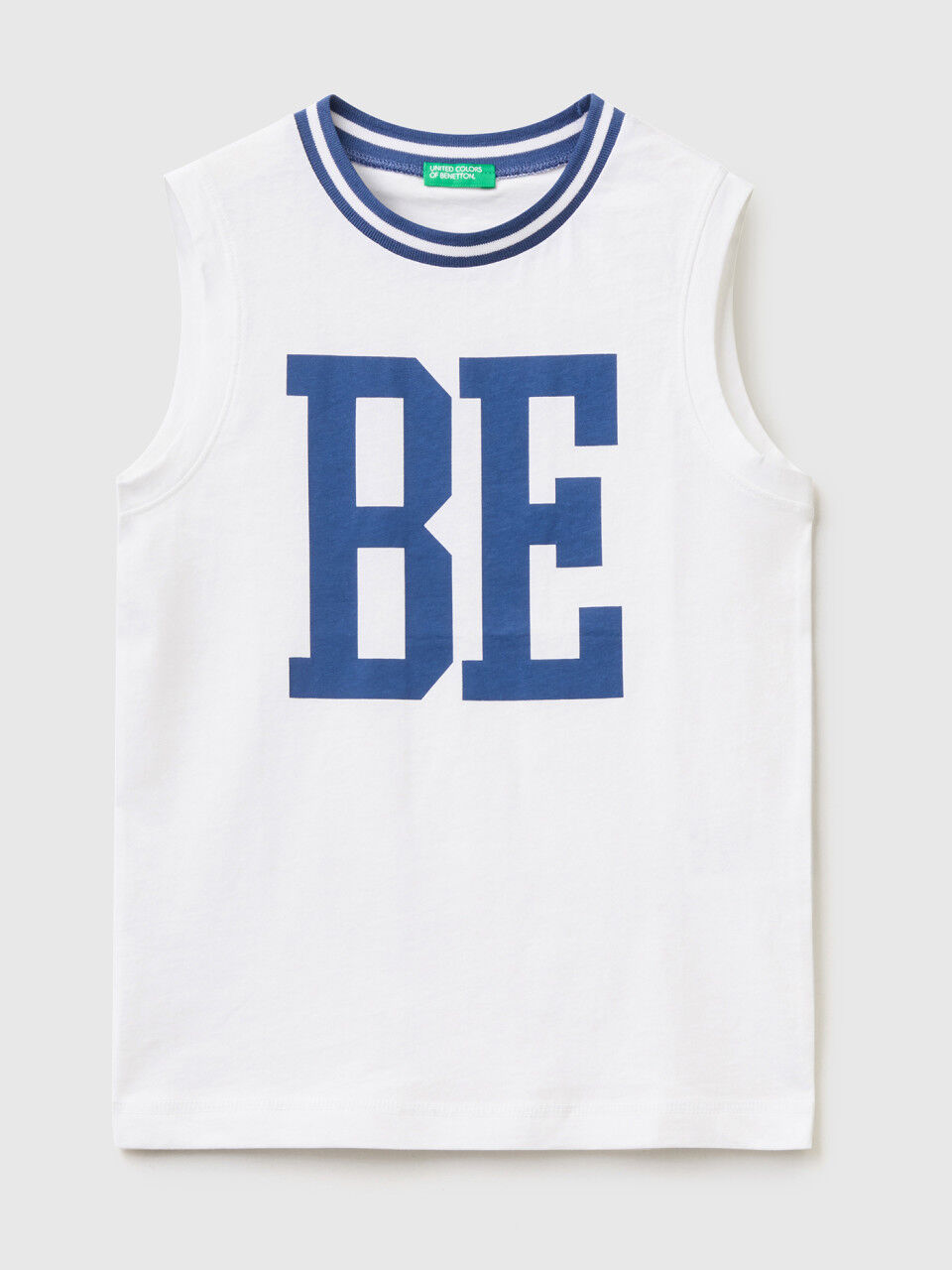 Camiseta de tirantes con maxiestampado