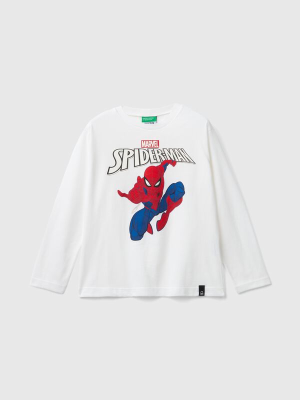 Camiseta ©Marvel Spiderman blanca Niño