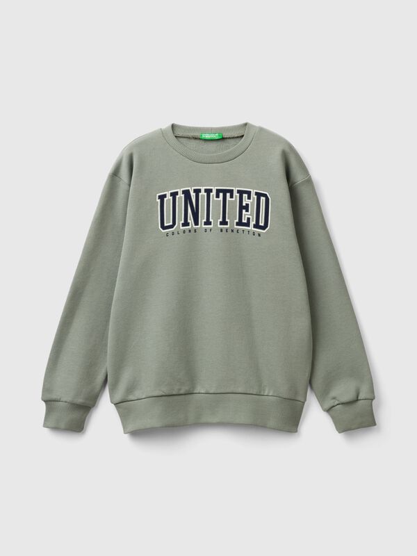 Sudadera con estampado de logotipo Niño