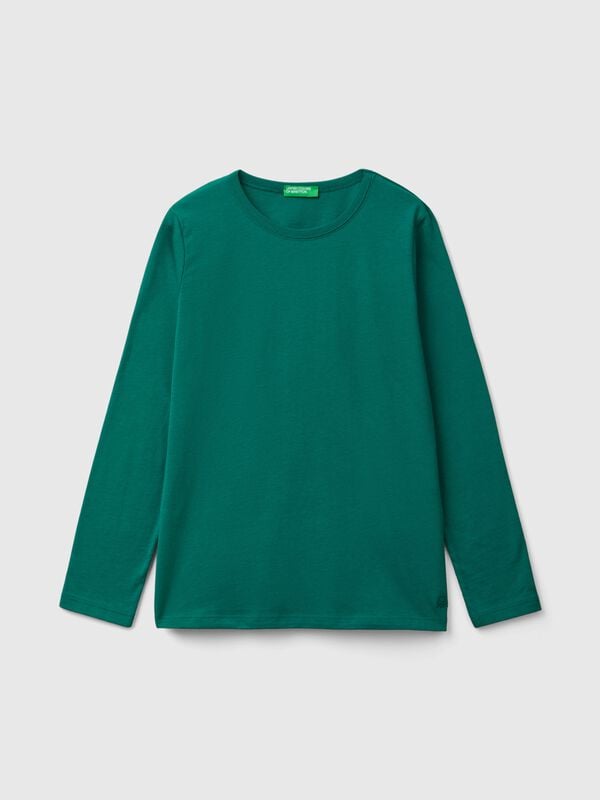 Camiseta de manga larga de algodón orgánico Niña