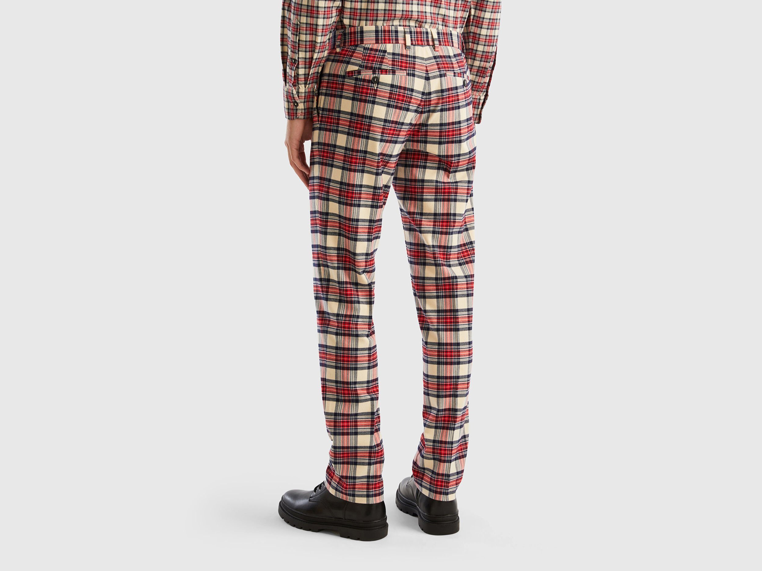 Pantalon tartan hombre outlet